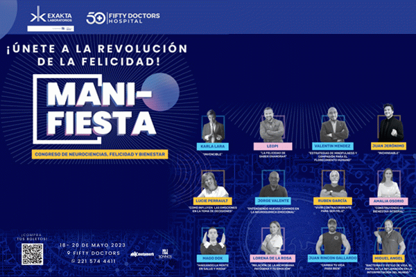 MANI-FIESTA CONGRESO DE NEUROCIENCIAS, FELICIDAD Y BIENESTAR